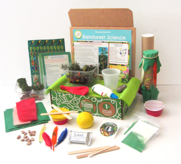 Monthly Science Discovery Box Ages Green Kid Crafting