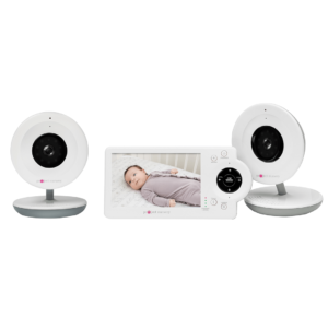 2 Digital Zoom Cameras with 4.3" Baby Monitor System