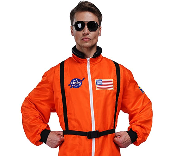 Mens Astronaut Costume Jumpsuit for Adults