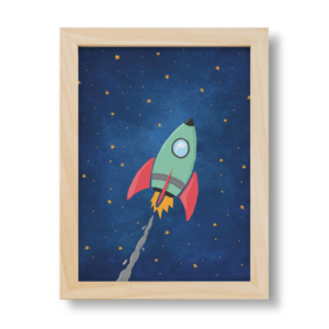 Rocket Print Art