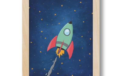 Rocket Print Art
