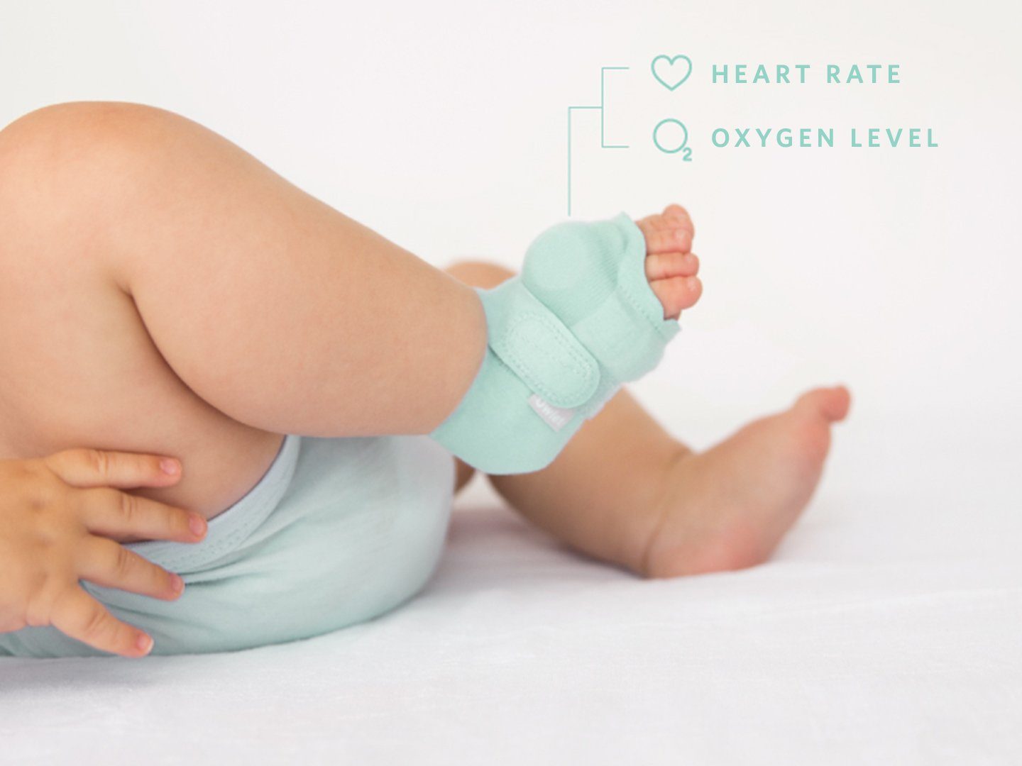 Owlet Smart Sock 2 Baby Monitor Track Your Infant's Heart Rate & Oxygen Levels 