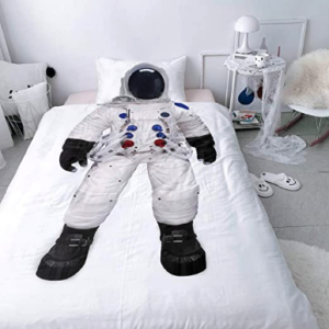 Space Astronaut Queen Size 3 Pieces Bedding Set