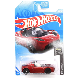 Hot Wheels 2019 Tesla Roadster with Starman Figure
