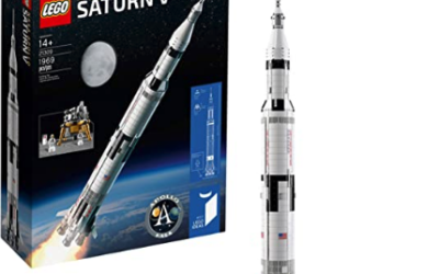 LEGO NASA Apollo Saturn V Outer Space Model Rocket for Kids and Adults