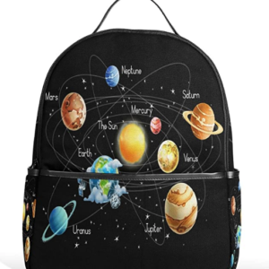Solar System Space Backpack School Travel Bag
